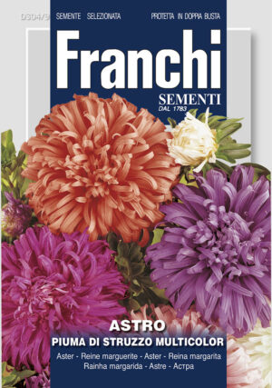 Astra – pštrosie pero – viacfarebný mix