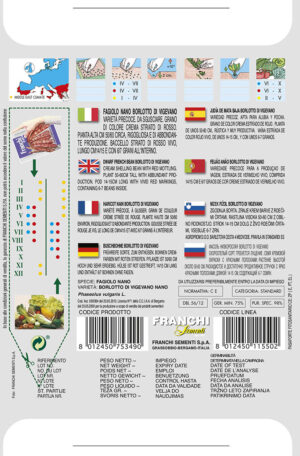 Fazuľa nízka - BORLOTTO DI VIGEVANO