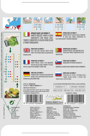 Špenát - BABY LISTY F.1
