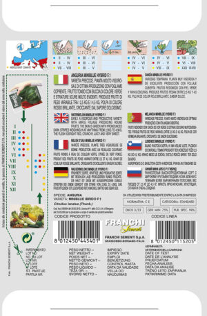 Melón vodný - MINI BLUE F1