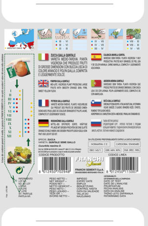 Tekvica - QUINTALE SEME GIALLO