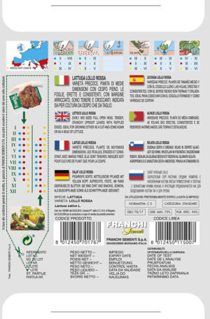 Šalát listový - LOLLO ROSSA (SPUMIGLIA)