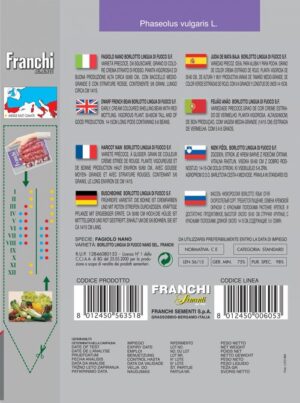 Fazuľa nízka - BORLOTTO LINGUA DI FUOCO S.F.